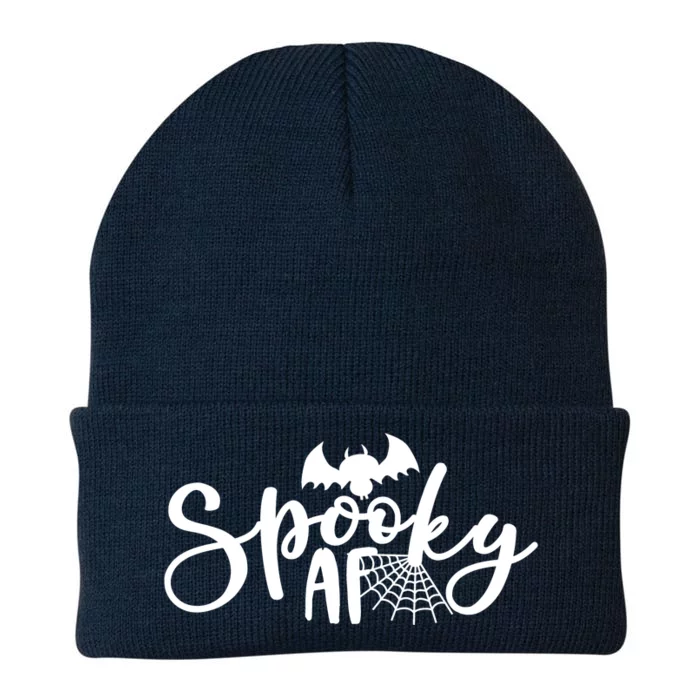 Spooky AF Cute Knit Cap Winter Beanie