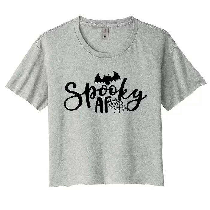 Spooky AF Cute Women's Crop Top Tee