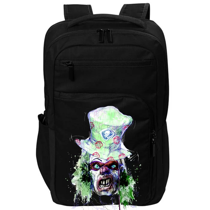 Spooky Clown Face Impact Tech Backpack