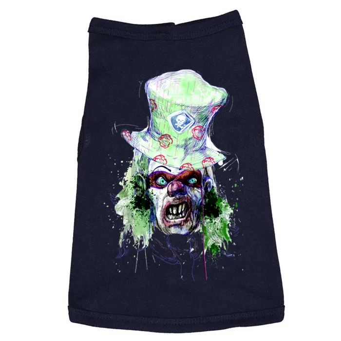 Spooky Clown Face Doggie Tank