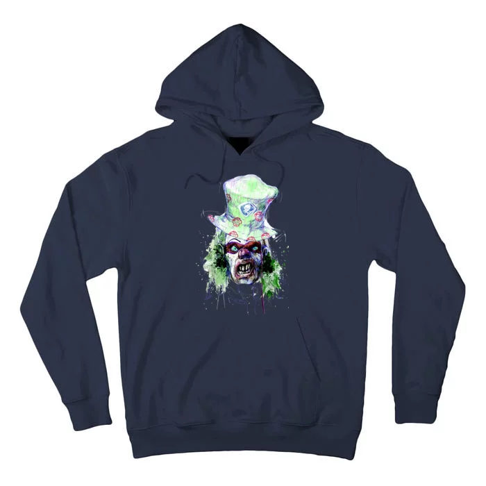 Spooky Clown Face Tall Hoodie