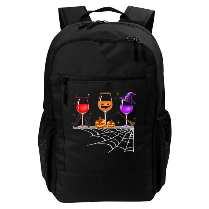 Spooky Wine Glasses Daily Commute Backpack