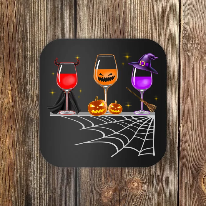 Spooky Wine Glasses Coaster