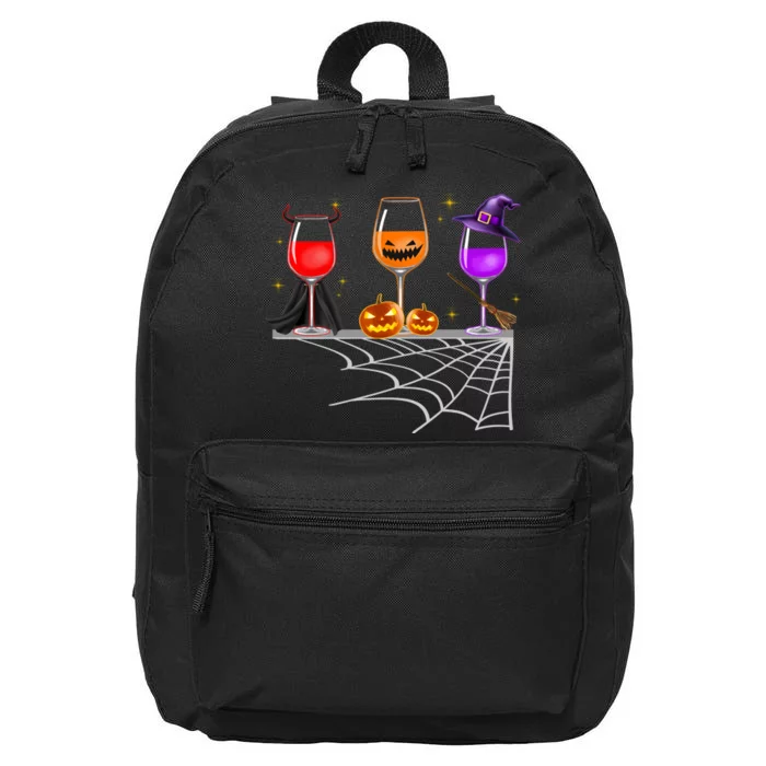 Spooky Wine Glasses 16 in Basic Backpack