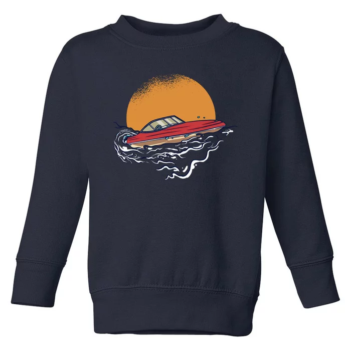 Sport Motorboat Toddler Sweatshirt