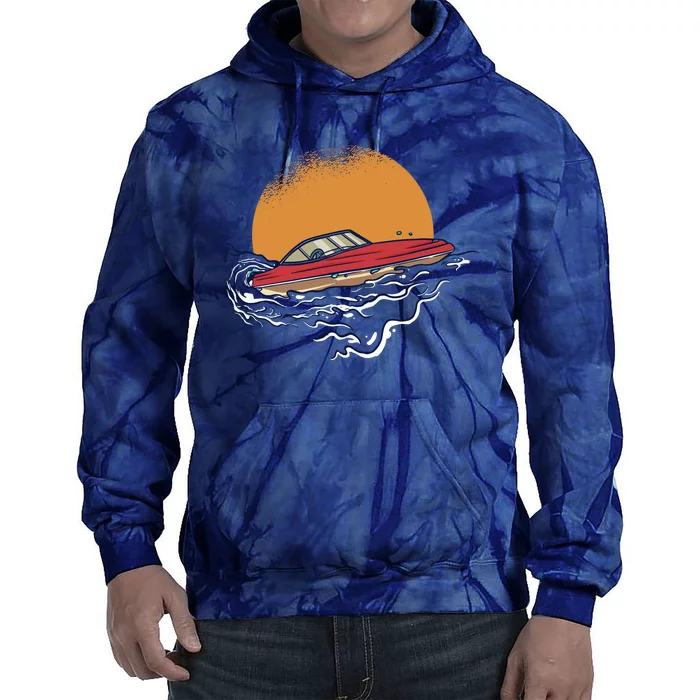 Sport Motorboat Tie Dye Hoodie