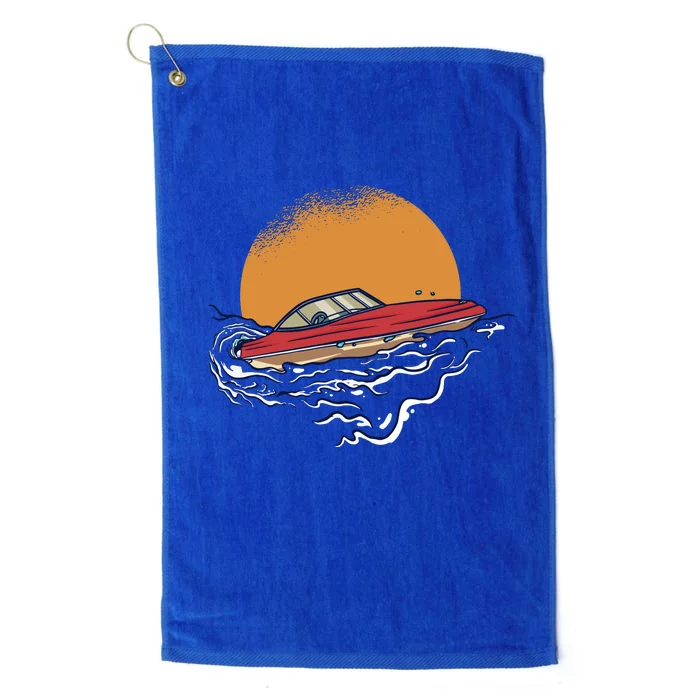 Sport Motorboat Platinum Collection Golf Towel