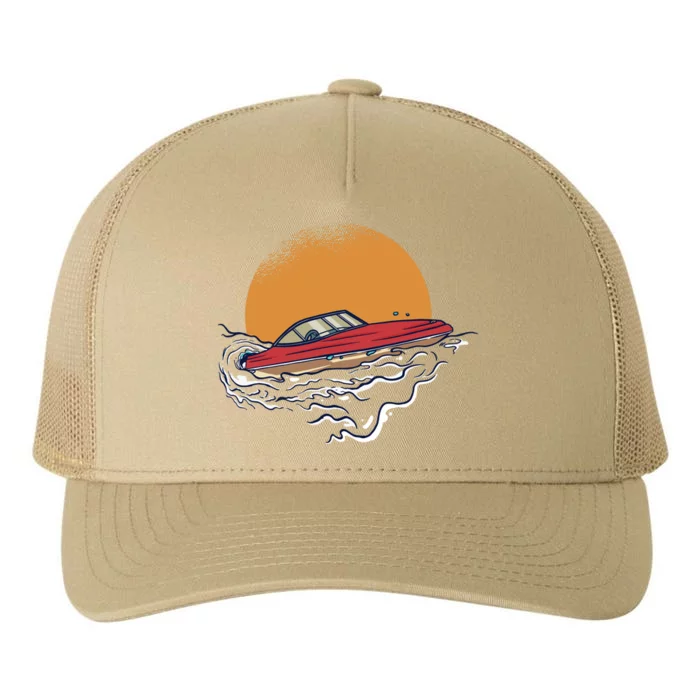 Sport Motorboat Yupoong Adult 5-Panel Trucker Hat