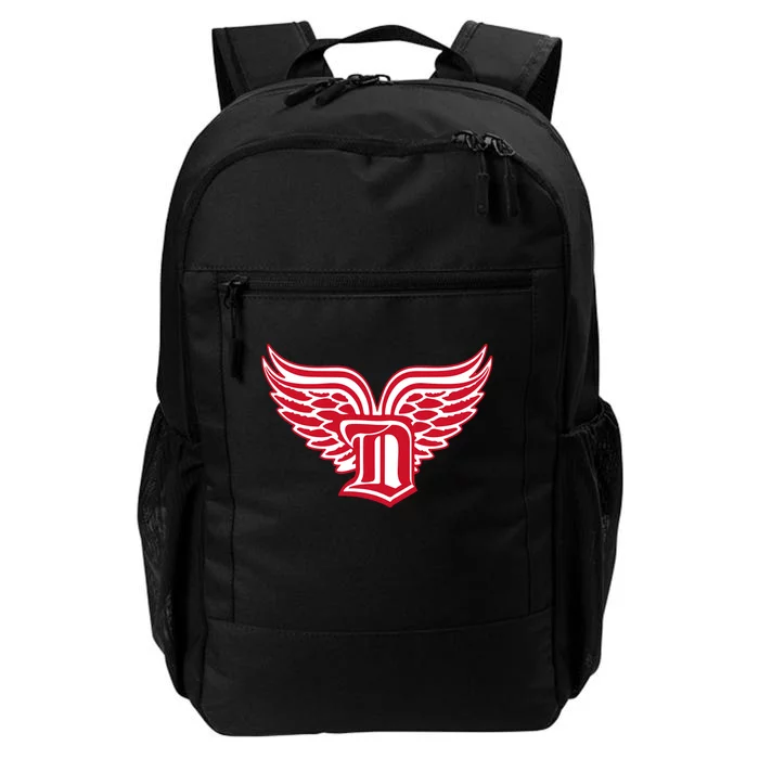 Sporty Detroit Fan Old English D With Wings Daily Commute Backpack