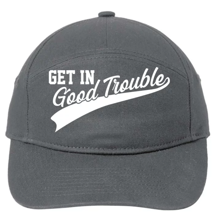 Sporty Get In Good Trouble John Lewis Tribute 7-Panel Snapback Hat