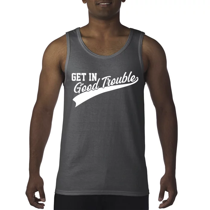 Sporty Get In Good Trouble John Lewis Tribute Tank Top