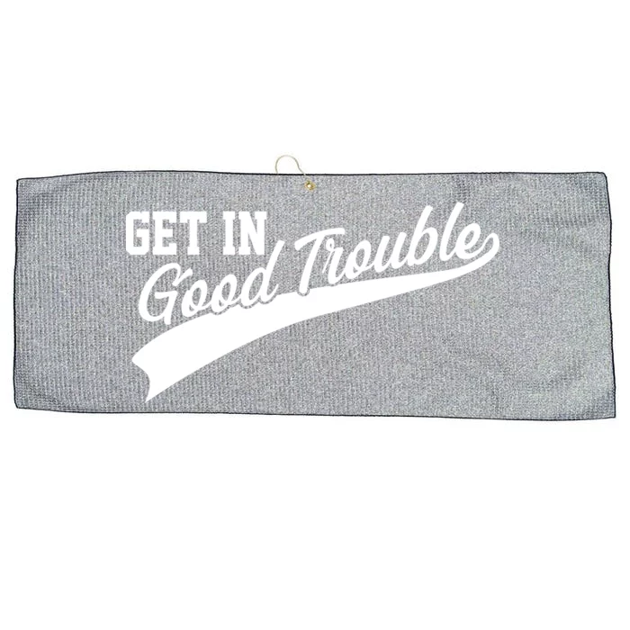 Sporty Get In Good Trouble John Lewis Tribute Large Microfiber Waffle Golf Towel