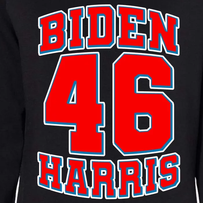 Sporty Jersey Style Biden Harris 46 2020 Election Womens California Wash Sweatshirt