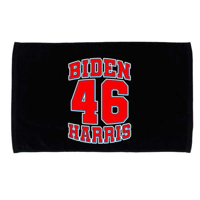 Sporty Jersey Style Biden Harris 46 2020 Election Microfiber Hand Towel