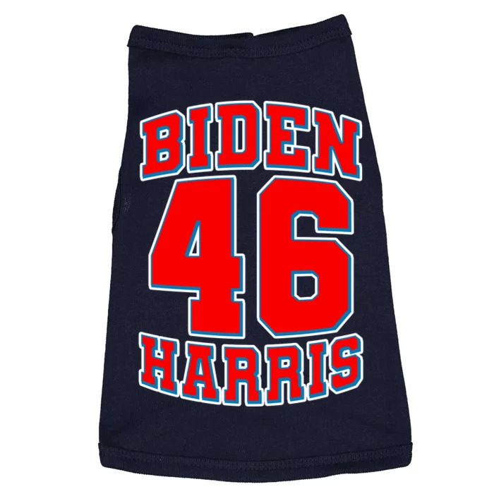 Sporty Jersey Style Biden Harris 46 2020 Election Doggie Tank