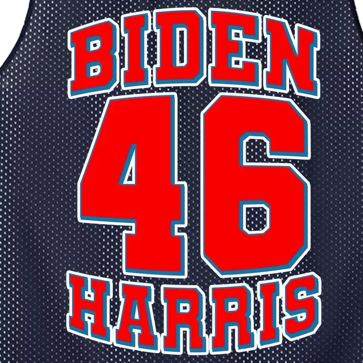 Sporty Jersey Style Biden Harris 46 2020 Election Mesh Reversible Basketball Jersey Tank