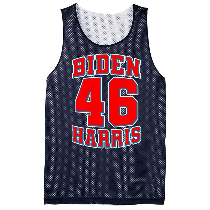 Sporty Jersey Style Biden Harris 46 2020 Election Mesh Reversible Basketball Jersey Tank