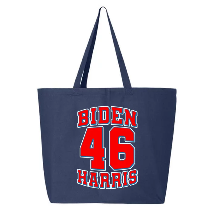 Sporty Jersey Style Biden Harris 46 2020 Election 25L Jumbo Tote