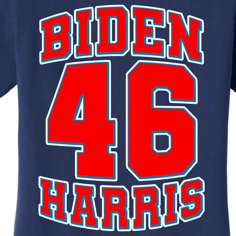 Sporty Jersey Style Biden Harris 46 2020 Election Women's T-Shirt