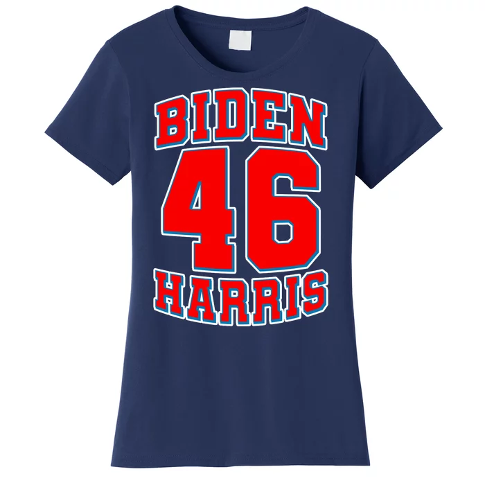 Sporty Jersey Style Biden Harris 46 2020 Election Women's T-Shirt