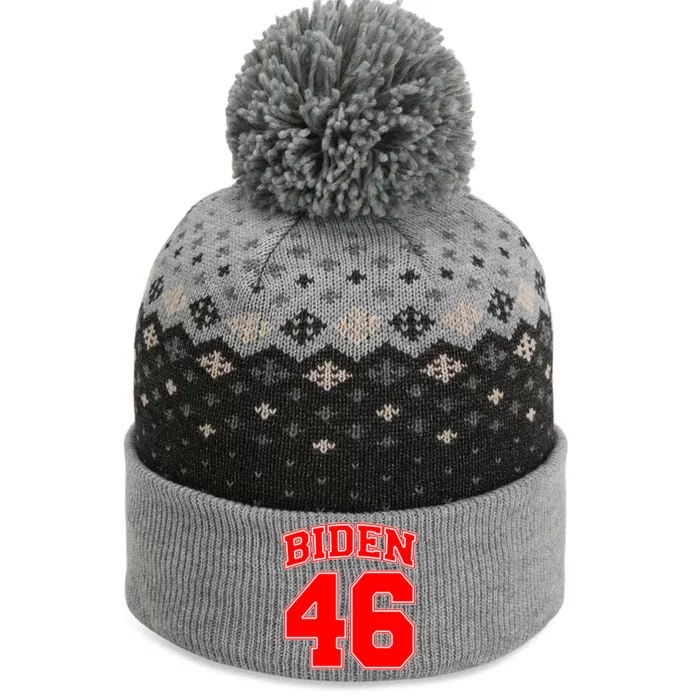 Sporty Joe Biden for 46th President The Baniff Cuffed Pom Beanie