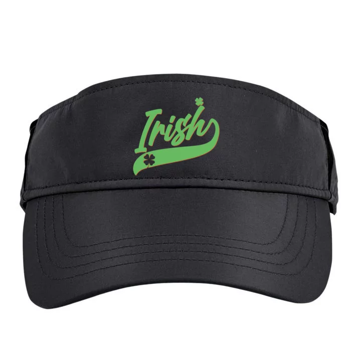 Sporty St. Patrick's Day Irish Logo Adult Drive Performance Visor