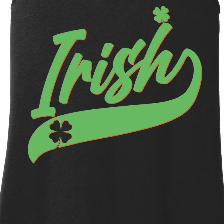 Sporty St. Patrick's Day Irish Logo Ladies Essential Tank