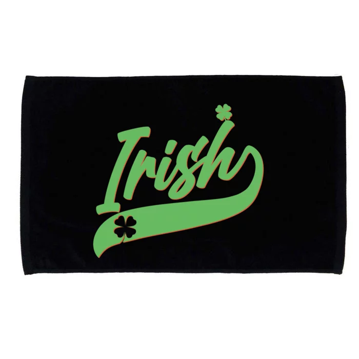 Sporty St. Patrick's Day Irish Logo Microfiber Hand Towel