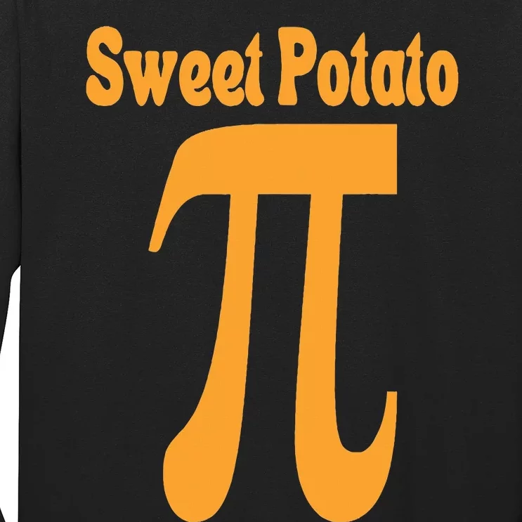 Sweet Potato Pie Math Pun Pi Day Joke Long Sleeve Shirt