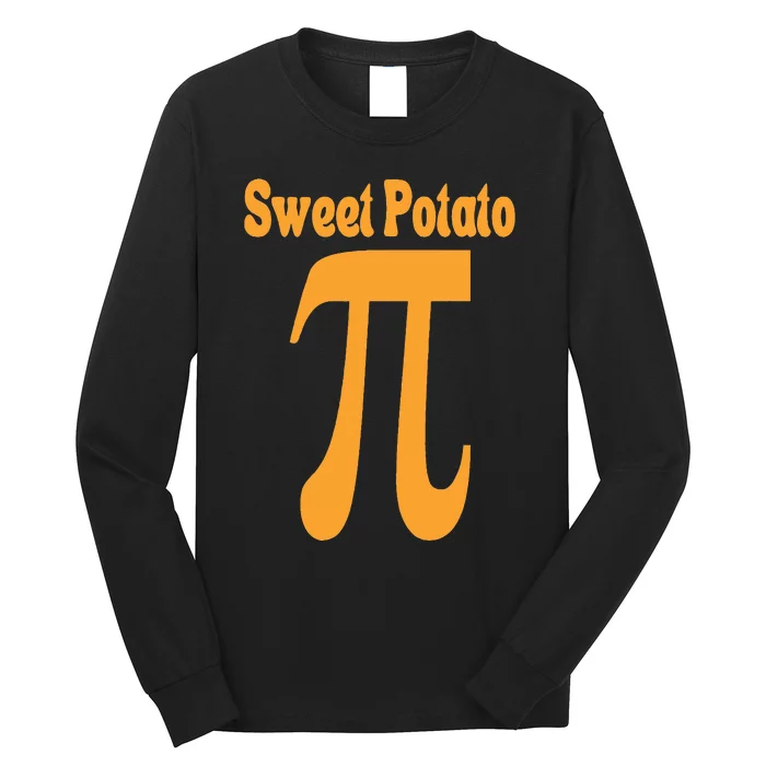 Sweet Potato Pie Math Pun Pi Day Joke Long Sleeve Shirt