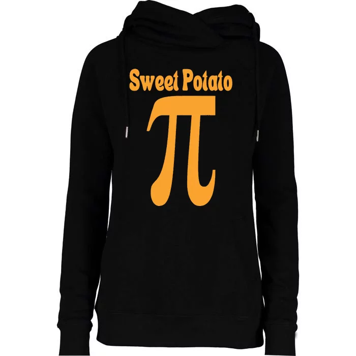 Sweet Potato Pie Math Pun Pi Day Joke Womens Funnel Neck Pullover Hood