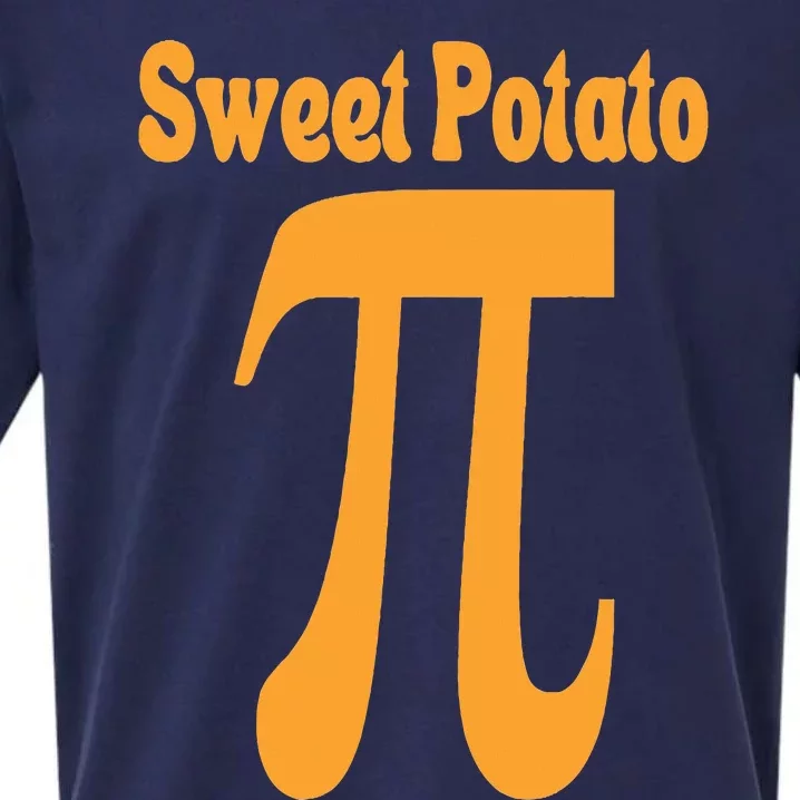 Sweet Potato Pie Math Pun Pi Day Joke Sueded Cloud Jersey T-Shirt