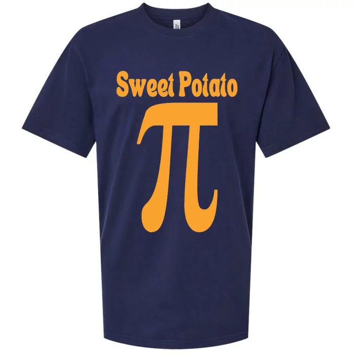 Sweet Potato Pie Math Pun Pi Day Joke Sueded Cloud Jersey T-Shirt