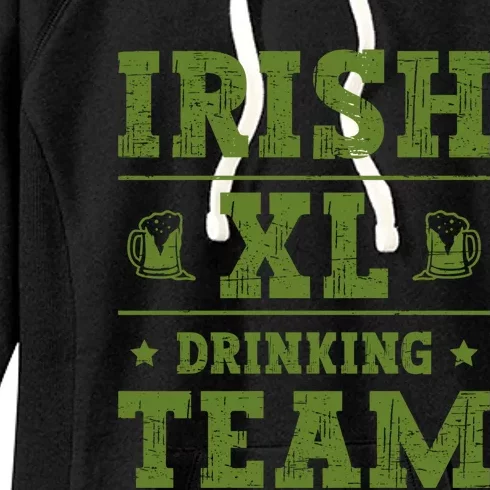 St Patrick`s Patricks Day Lucky Irish Xl Ing Team Beer Gift Women's Fleece Hoodie