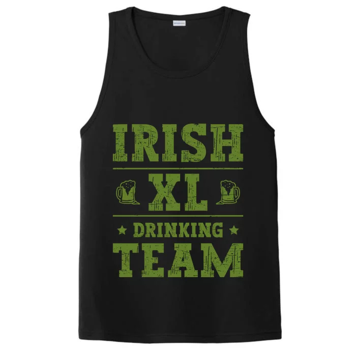 St Patrick`s Patricks Day Lucky Irish Xl Ing Team Beer Gift Performance Tank