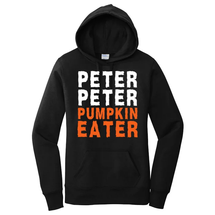 Scary Peter Peter Pumpkin Eater Halloween Costume Couple Funny Halloween Costume Women's Pullover Hoodie