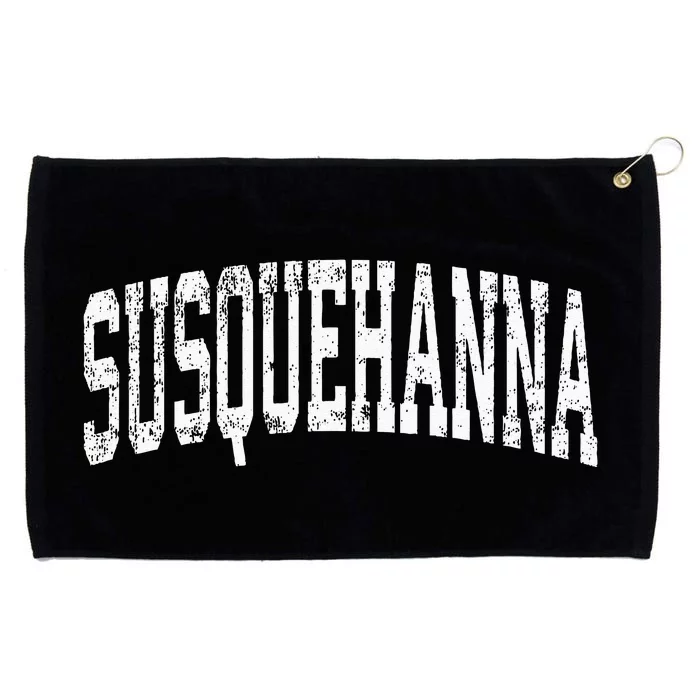 Susquehanna Pennsylvania PA Vintage Athletic Sports Grommeted Golf Towel