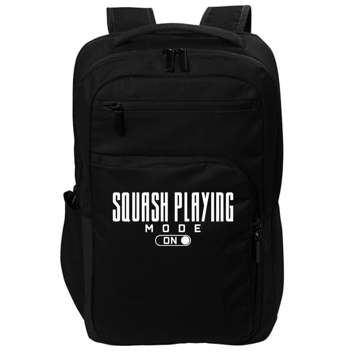 Squash Player Playing Impact Tech Backpack