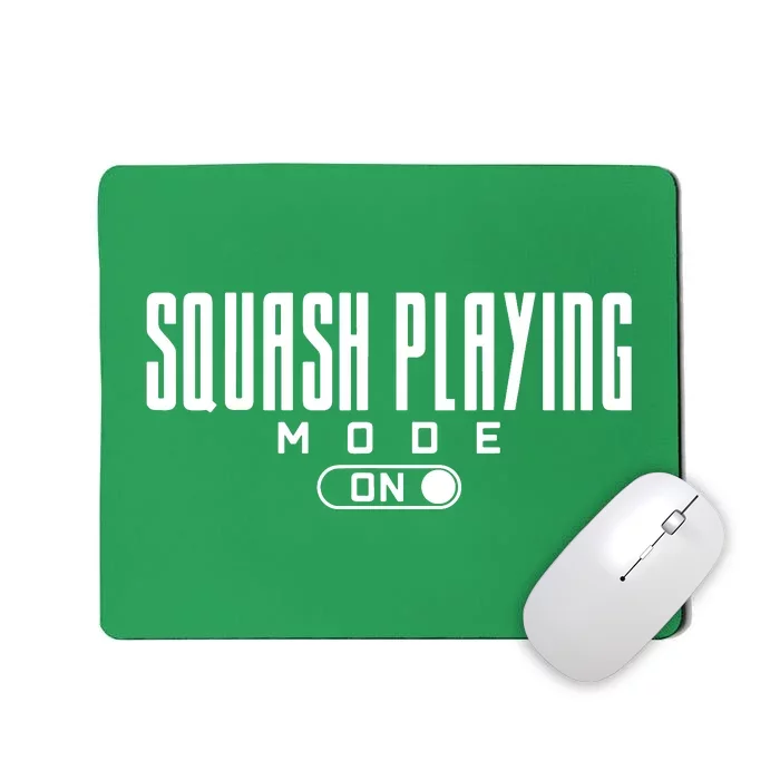 Squash Player Playing Mousepad