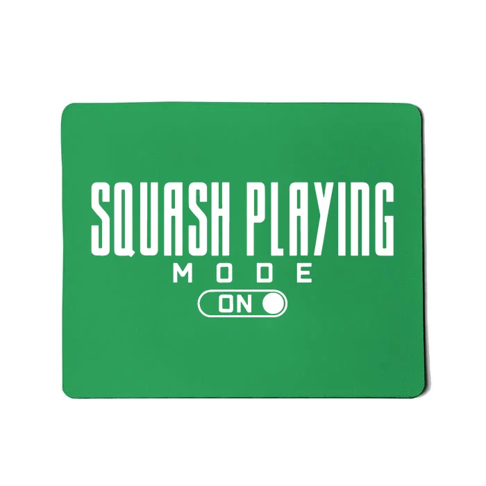 Squash Player Playing Mousepad