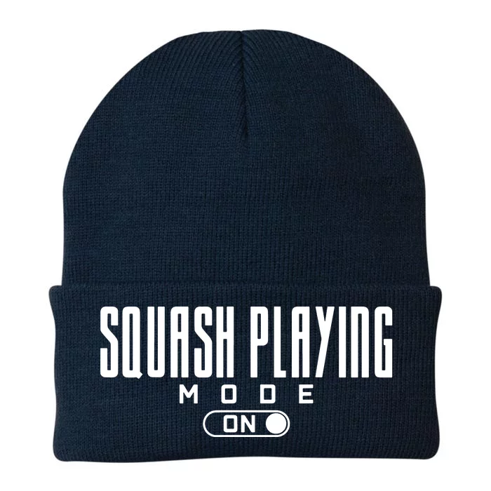 Squash Player Playing Knit Cap Winter Beanie