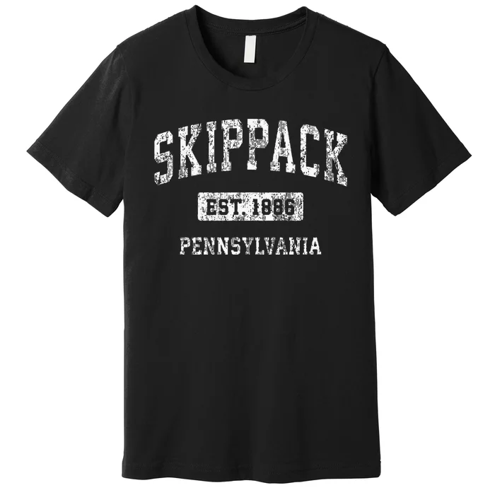 Skippack Pennsylvania Pa Vintage Sports Established Premium T-Shirt