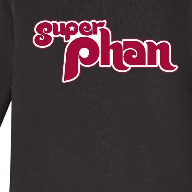 Super Phan Philadelphia Super Fan Baby Long Sleeve Bodysuit