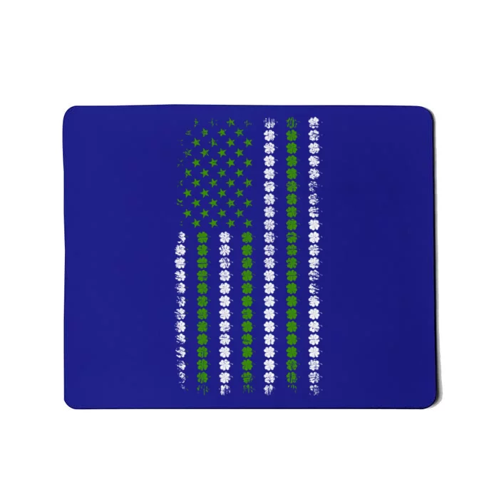 St Patrick`s Patricks Day Cloverleaf Irish America Flag Great Gift Mousepad