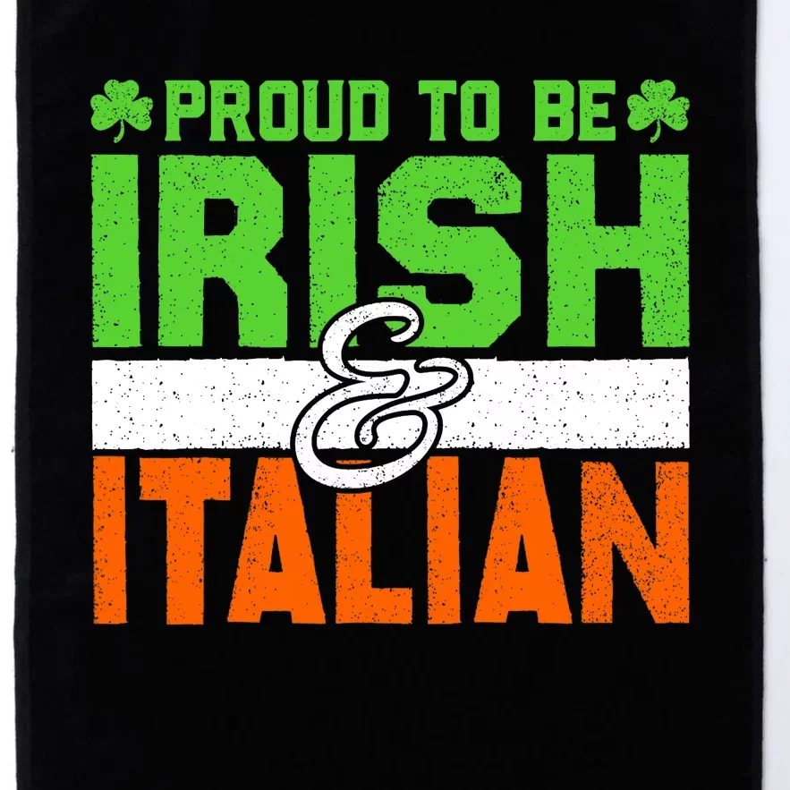 St. Patrick's Paddys Day Irish Italian Green Shamrock Gift Platinum Collection Golf Towel