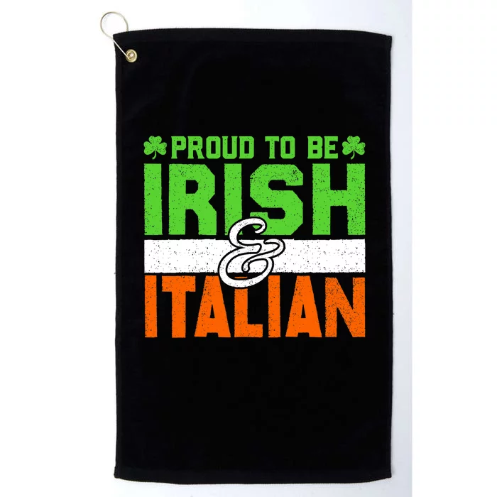 St. Patrick's Paddys Day Irish Italian Green Shamrock Gift Platinum Collection Golf Towel