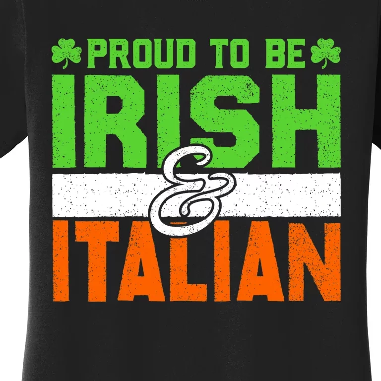 St. Patrick's Paddys Day Irish Italian Green Shamrock Gift Women's T-Shirt