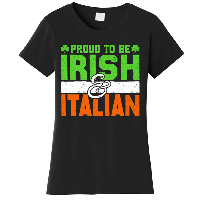 St. Patrick's Paddys Day Irish Italian Green Shamrock Gift Women's T-Shirt