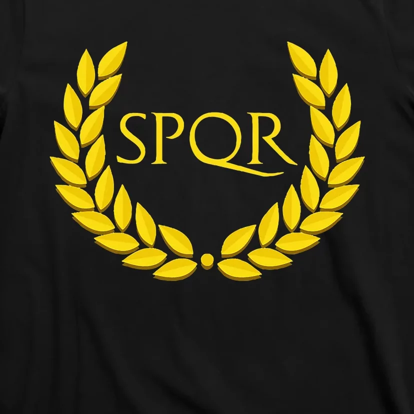 Spqr Purple Roman T-Shirt