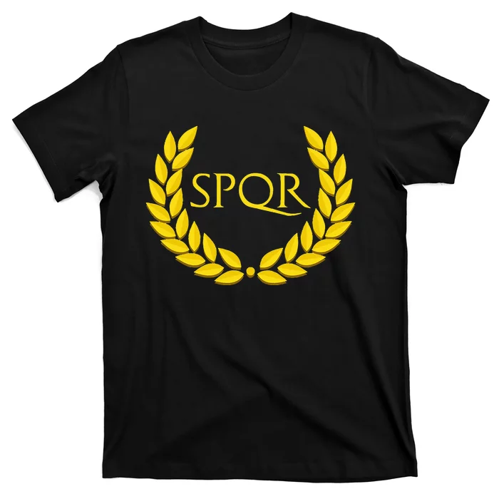 Spqr Purple Roman T-Shirt